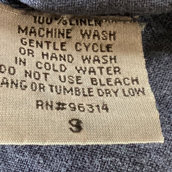 Luna Luz Fit & Flare Maxi 100% Linen Dress Size S Flowy - Picture 5 of 16